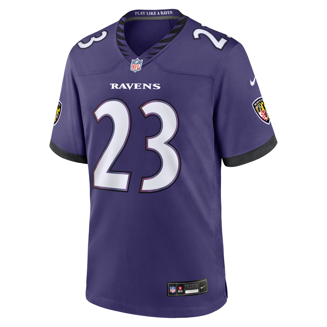 Men's Baltimore Ravens Adam Randall Purple Team