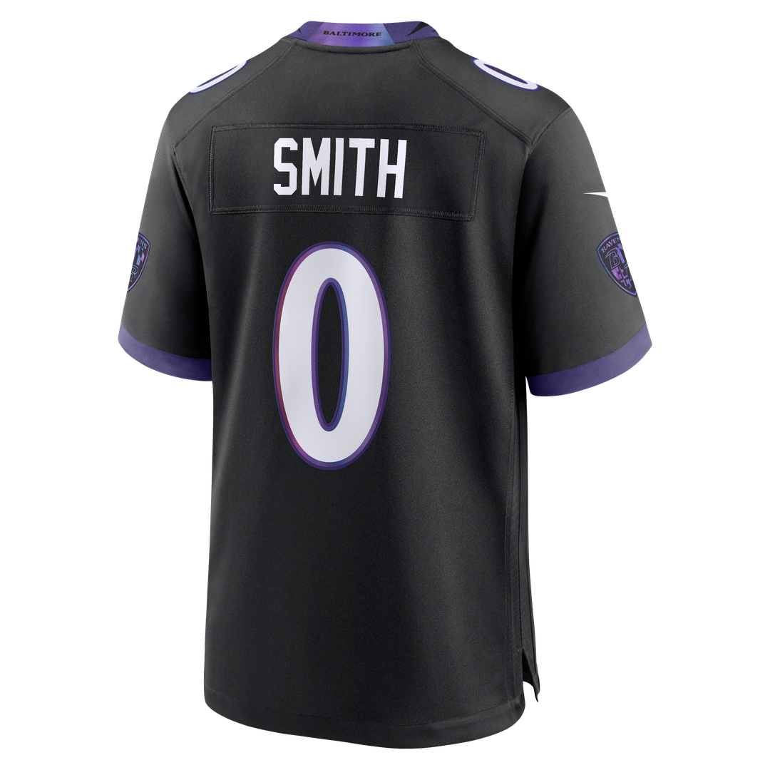 Men's Baltimore Ravens Roquan Smith Black Alternate