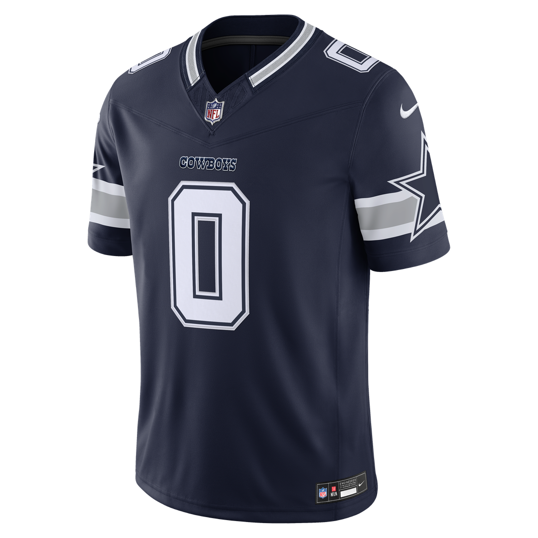 Men's Dallas Cowboys DeMarvion Overshown Navy Team Vapor F.U.S.E. Stitched