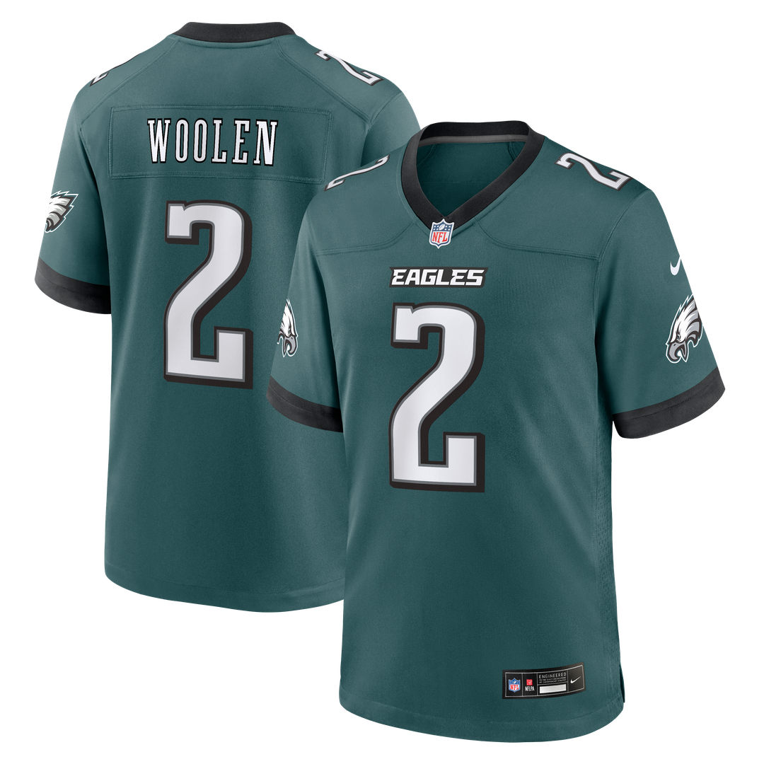 Men's Philadelphia Eagles Tariq Woolen Midnight Green Team