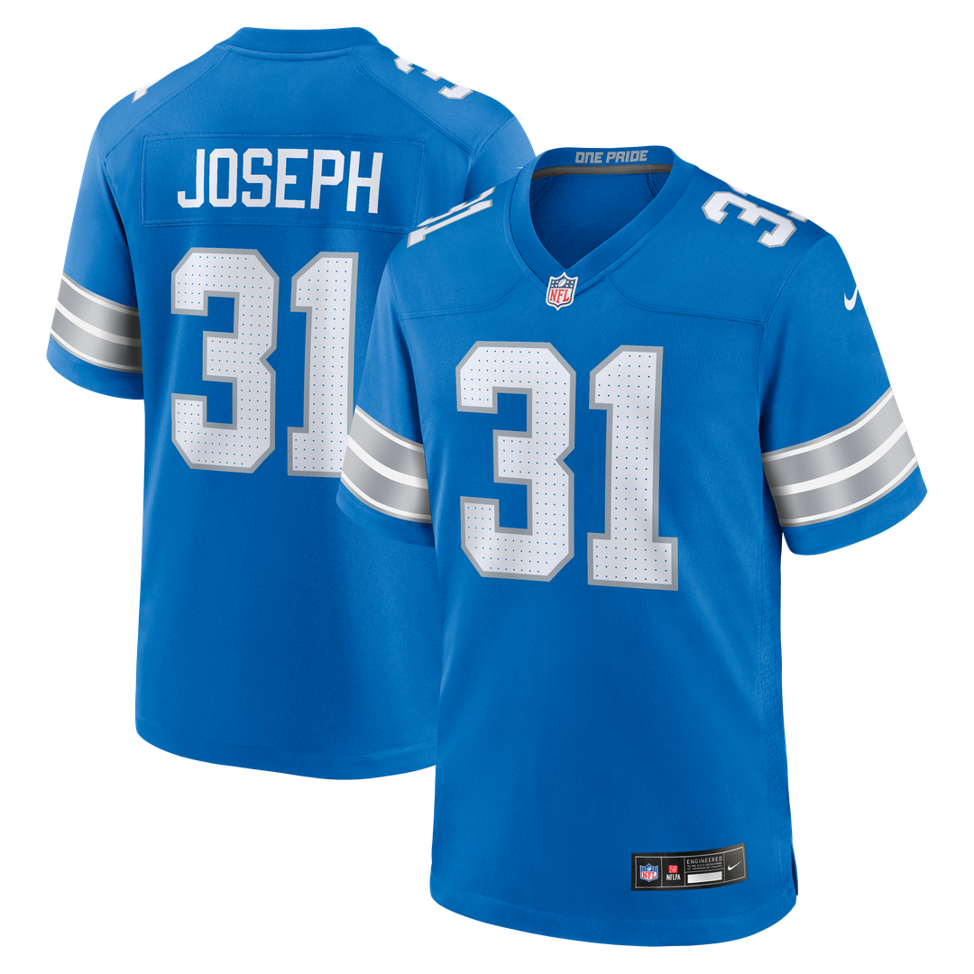 Men's Detroit Lions Kerby Joseph Black Alternate