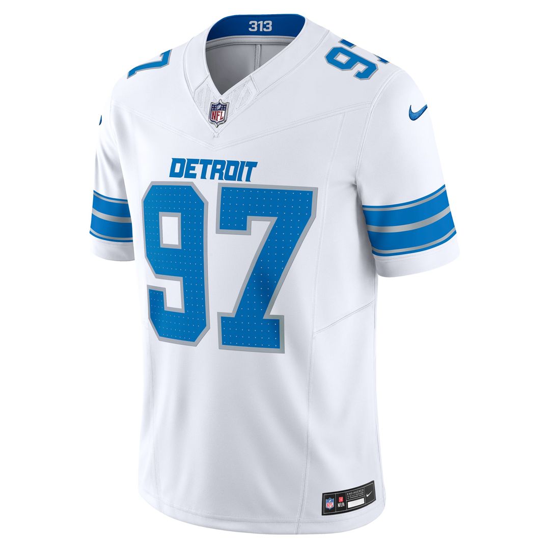 Men's Detroit Lions Aidan Hutchinson White Vapor F.U.S.E.