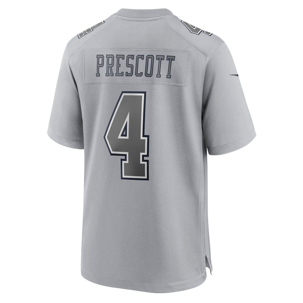 Men's Dallas Cowboys Dak Prescott Gray Atmosphere Fashion