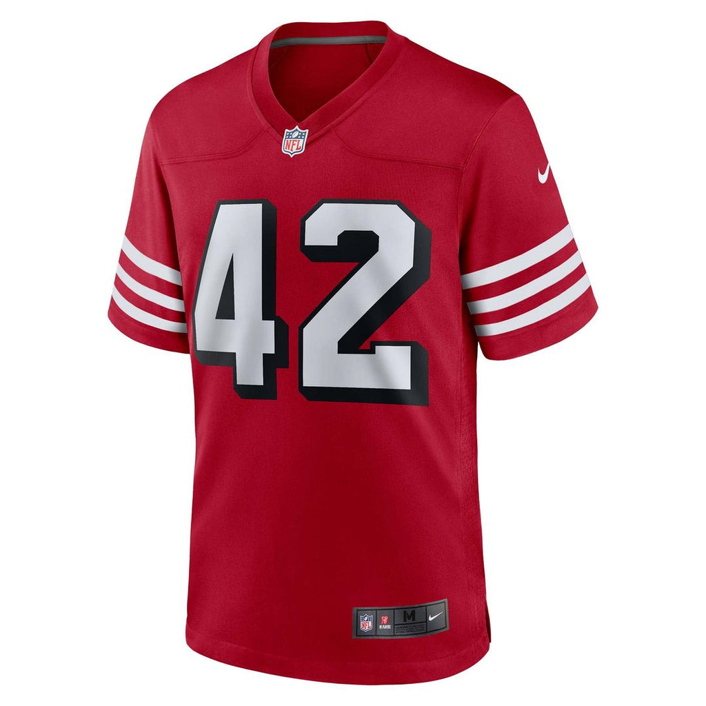 Men's San Francisco 49ers Ronnie Lott Scarlet Retired Player Alternate