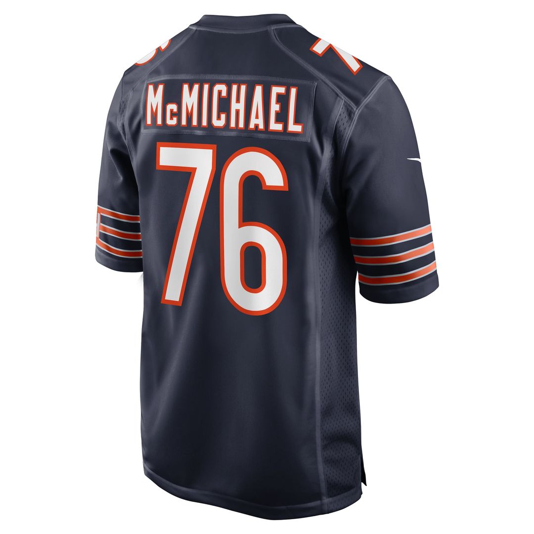 Men's Chicago Bears Steve McMichael Navy Retired Player