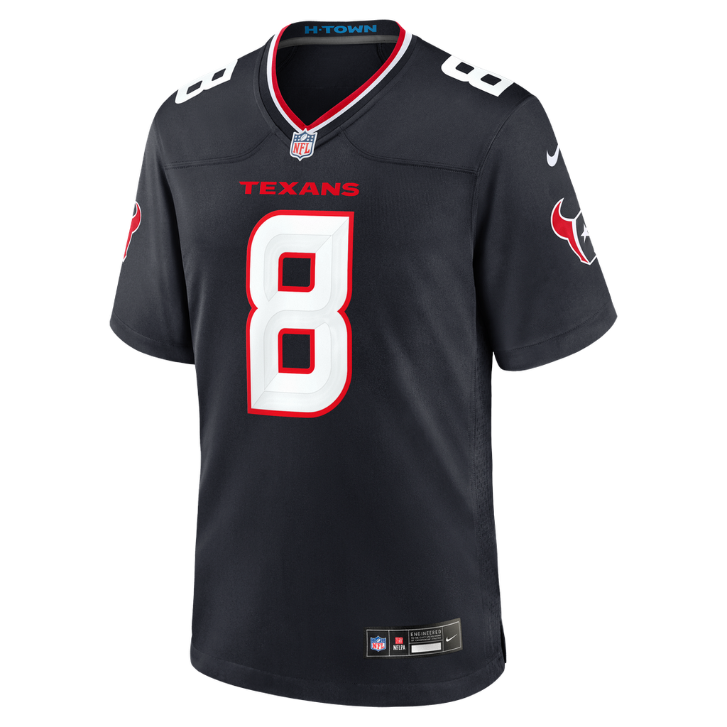 Men's Houston Texans Cade Stover Navy Team