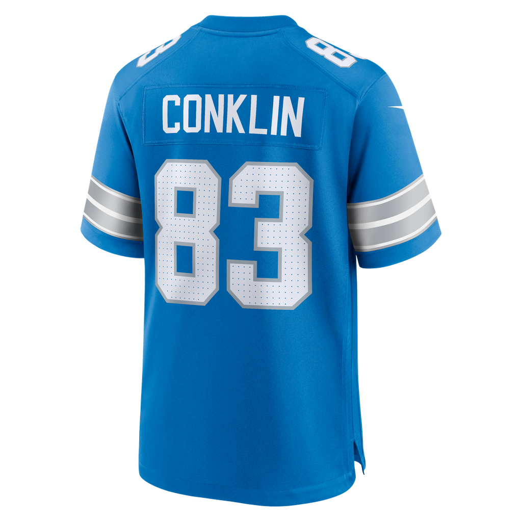 Men's Detroit Lions Tyler Conklin Blue Team