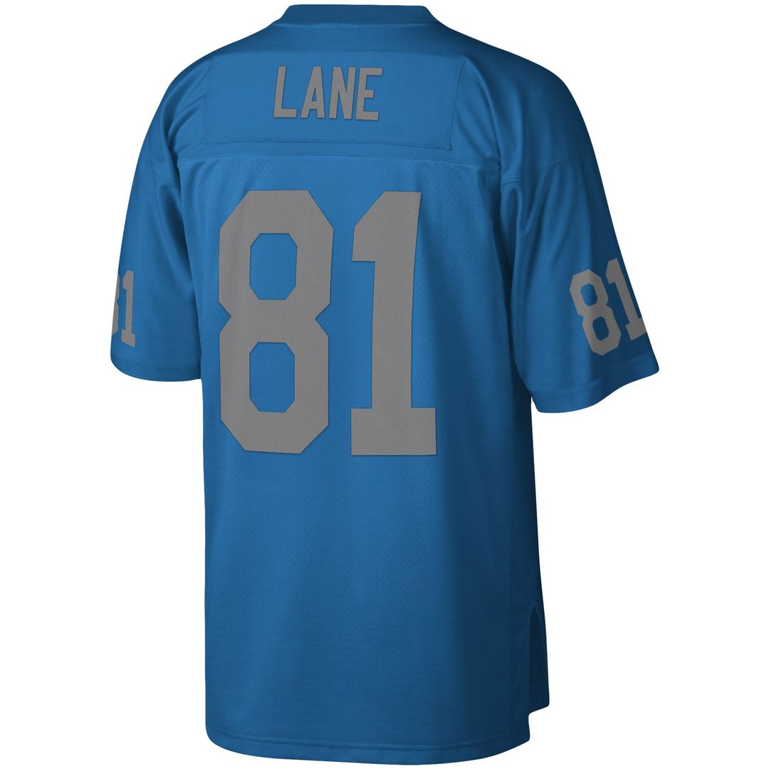 Men's Detroit Lions Richard Lane Blue Legacy Replica Jersey