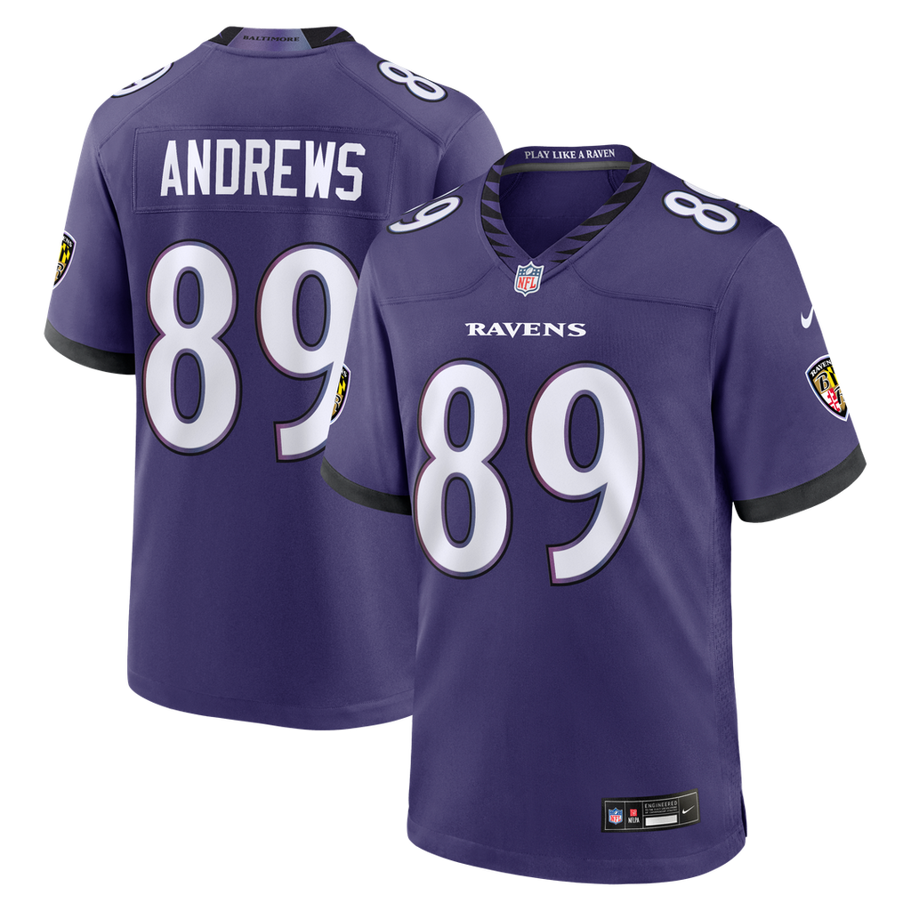Men's Baltimore Ravens Mark Andrews Black Alternate