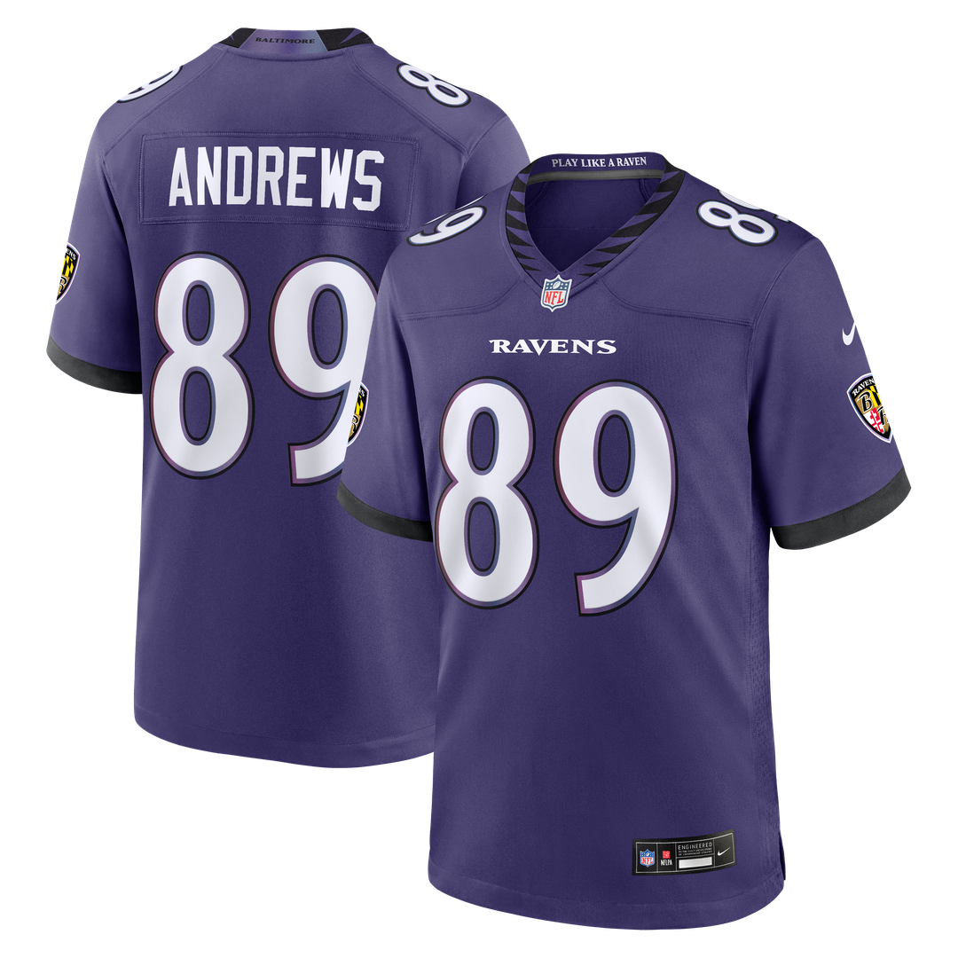 Men's Baltimore Ravens Mark Andrews Black Alternate