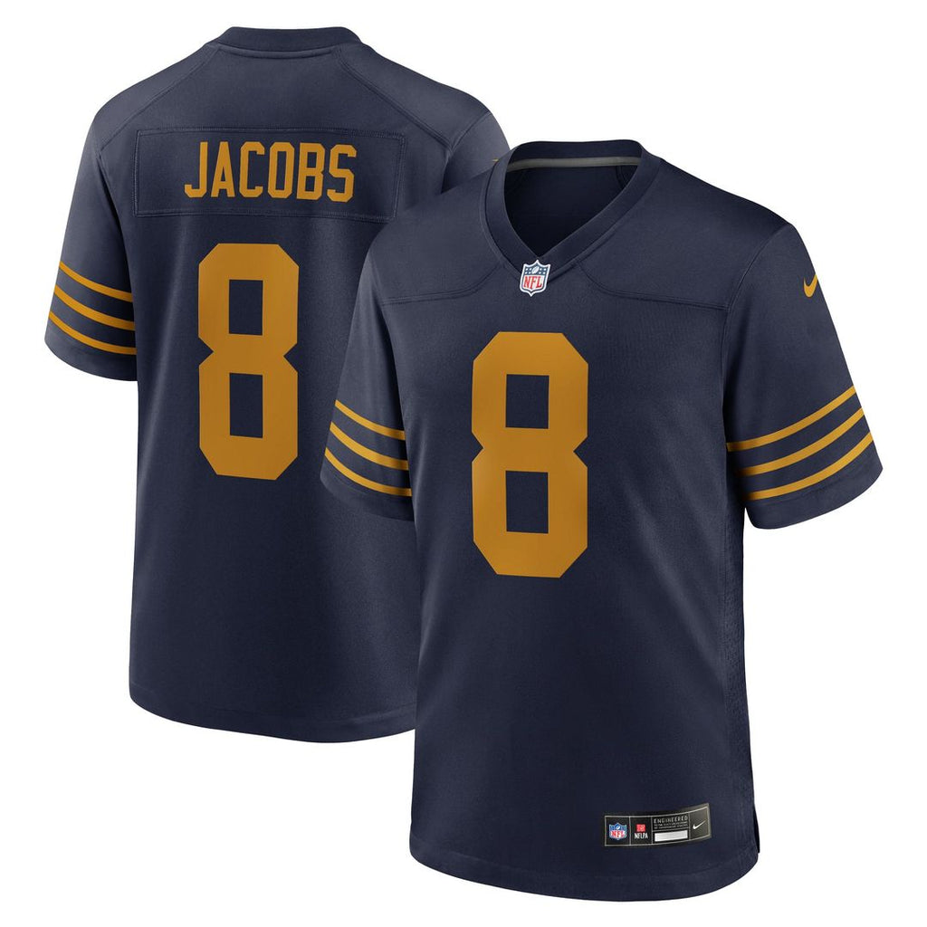 Men's Green Bay Packers Josh Jacobs Green Team Jersey