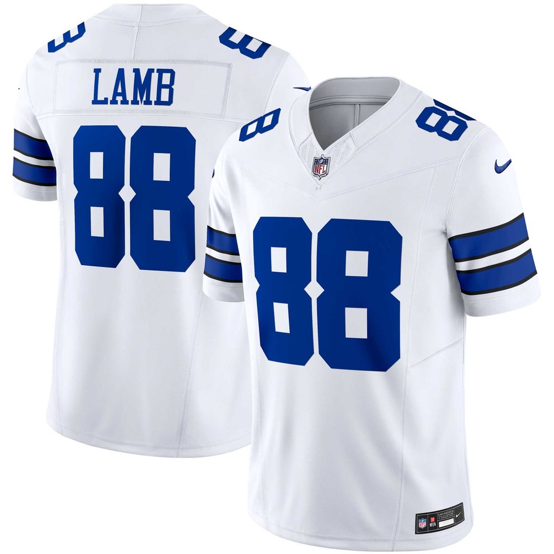 Men's Dallas Cowboys CeeDee Lamb Navy Vapor F.U.S.E.
