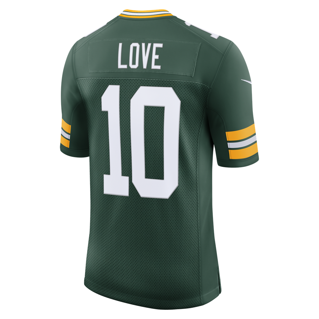 Men's Green Bay Packers Love Green Stitched Jersey