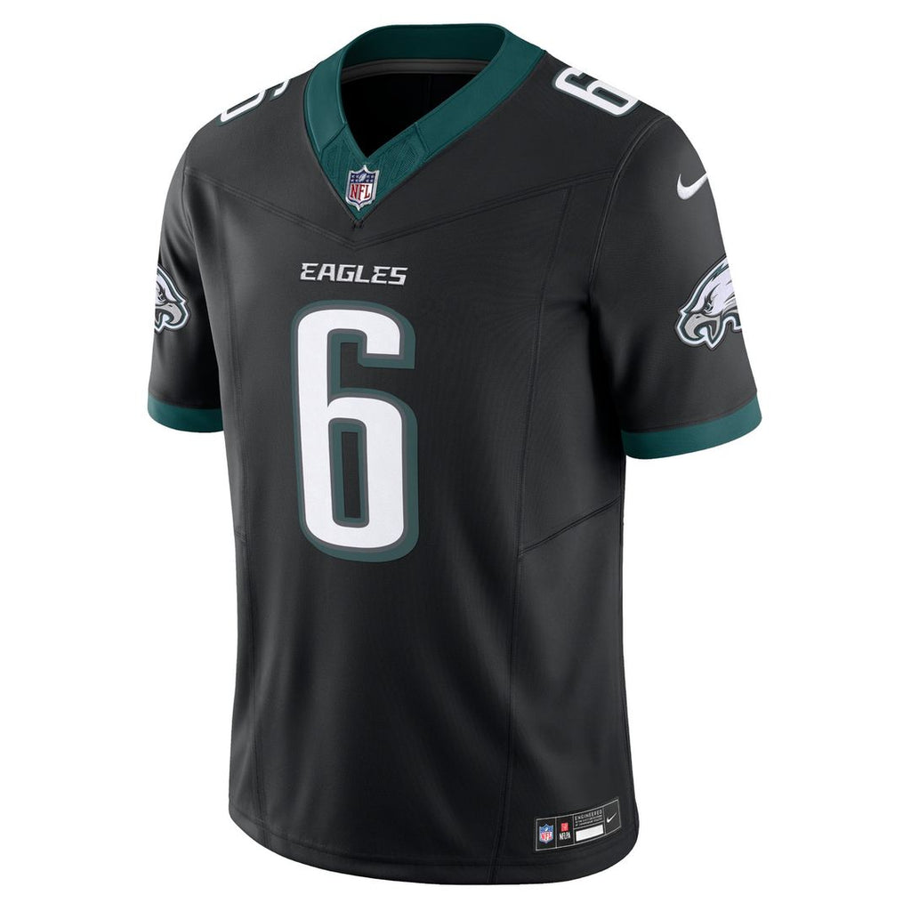 Men's Philadelphia Eagles DeVonta Smith Black Alternate Vapor F.U.S.E.