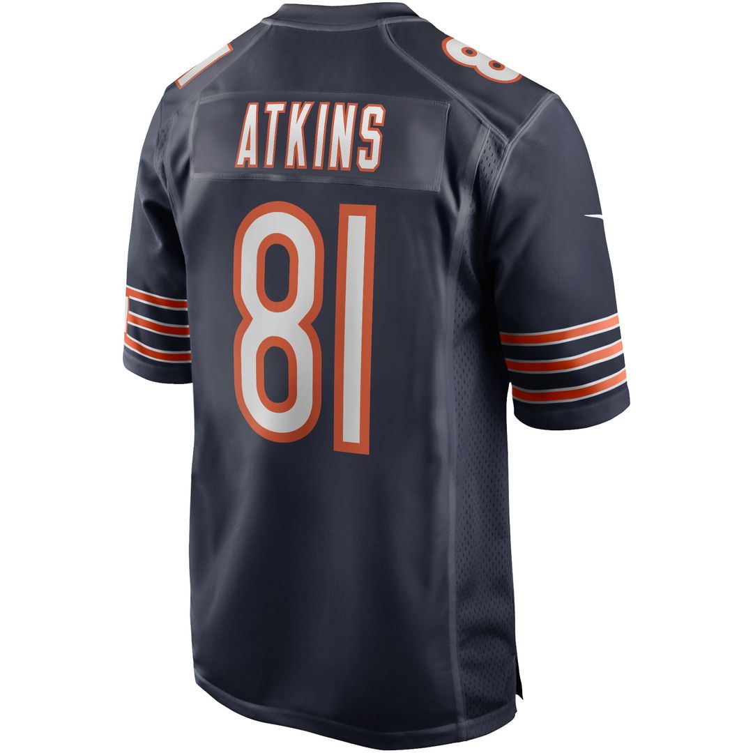Men's Chicago Bears Doug Atkins Navy Game Retired Player Jersey
