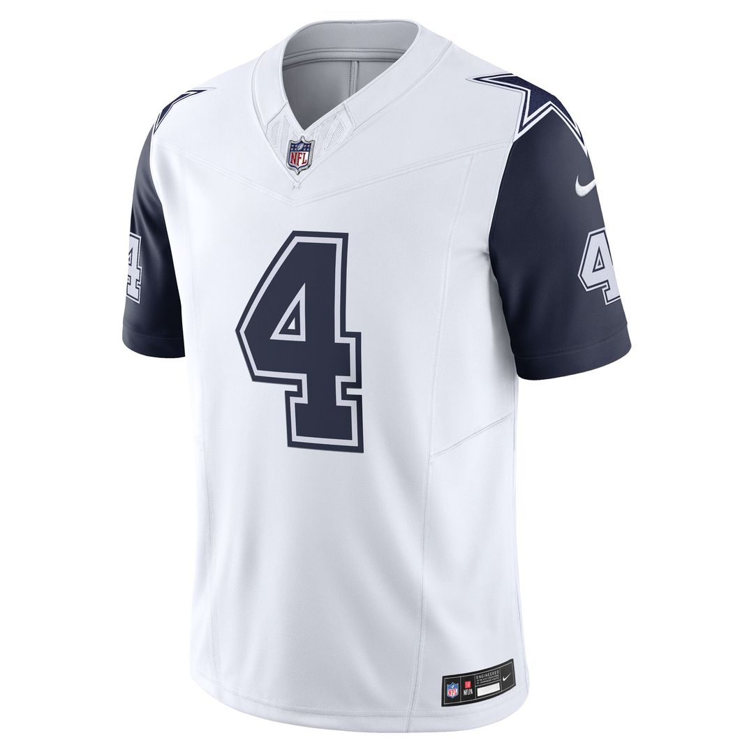 Men's Dallas Cowboys Dak Prescott Navy Vapor F.U.S.E.
