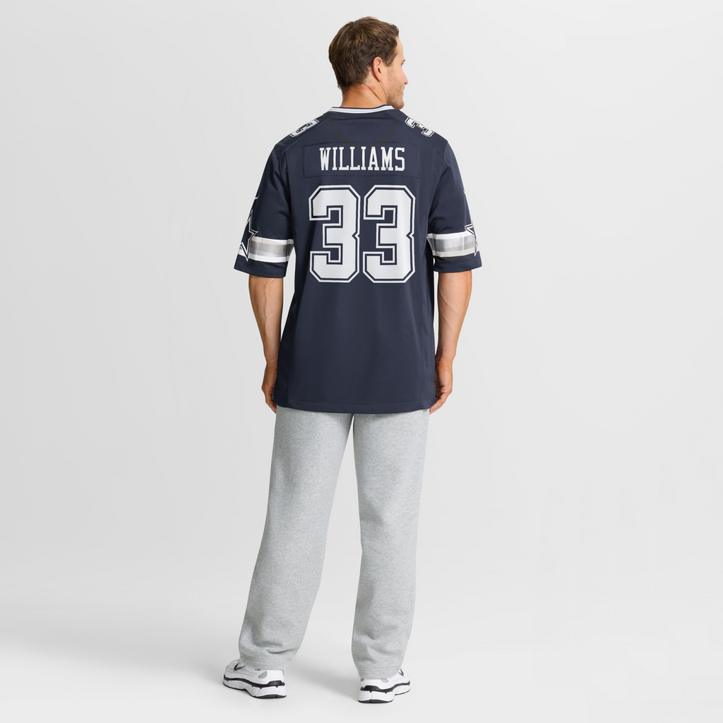 Men's Dallas Cowboys Javonte Williams Navy Team