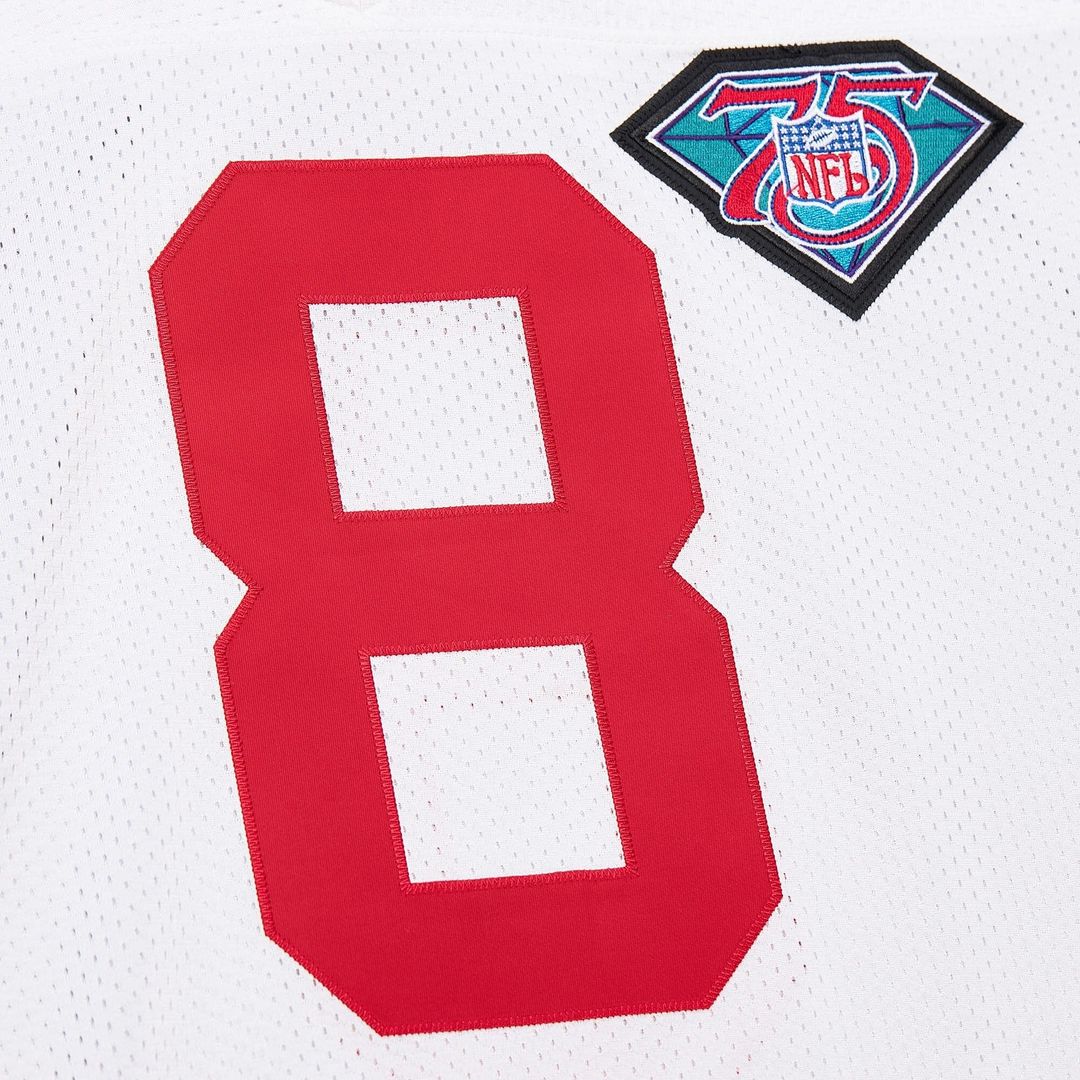 Men's San Francisco 49ers 1994 Steve Young White Authentic Throwback Retired Player Jersey