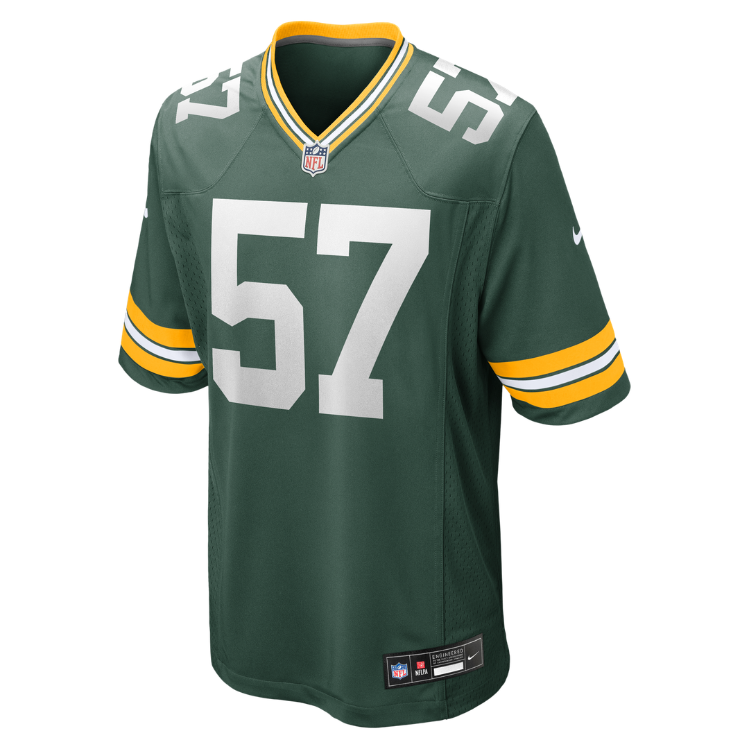 Men's Green Bay Packers Brenton Cox Jr Green Jersey