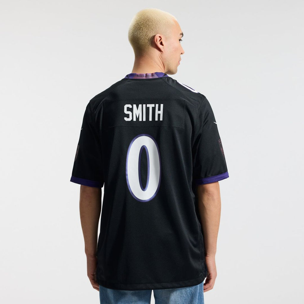 Men's Baltimore Ravens Roquan Smith Black Alternate