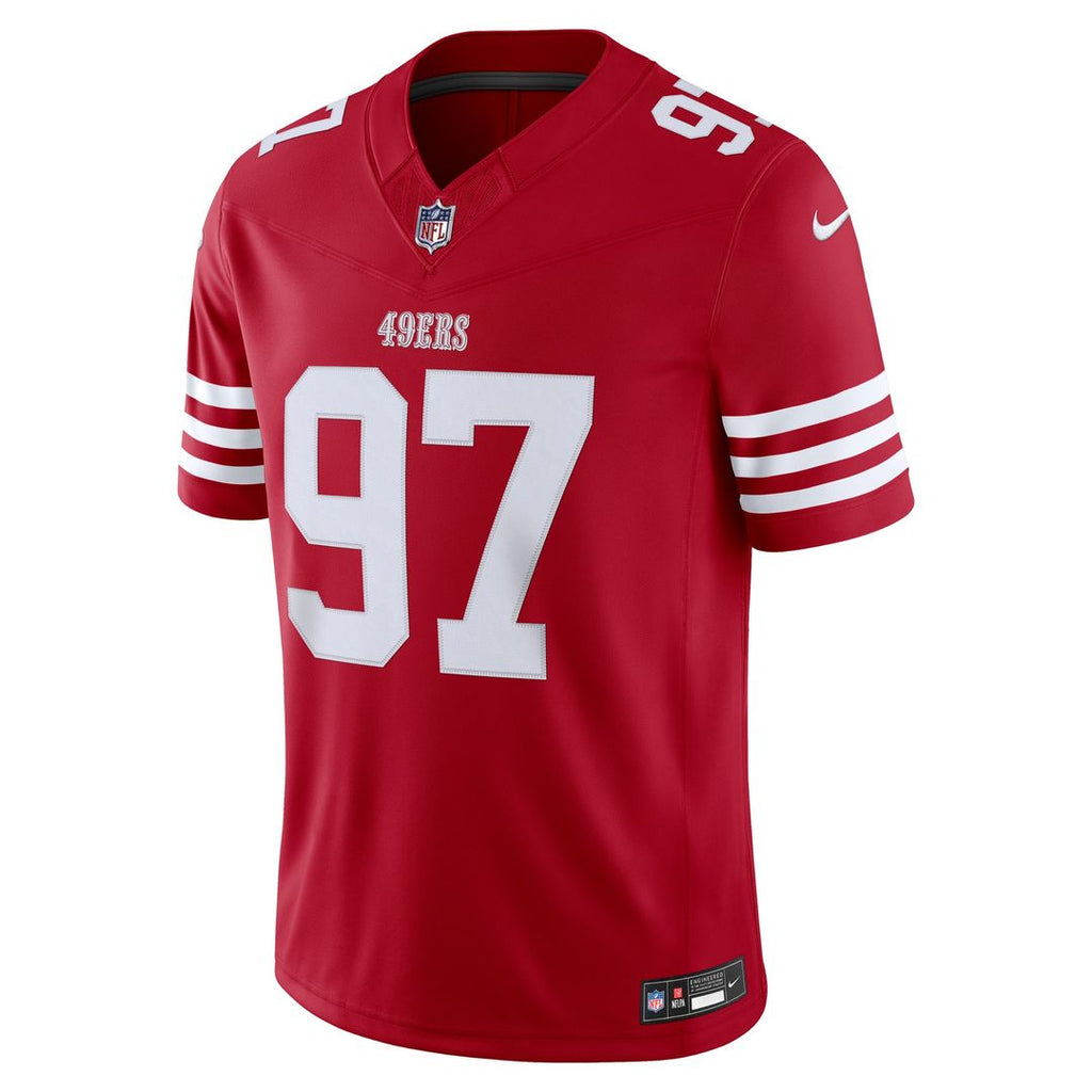 Men's San Francisco 49ers Nick Bosa Scarlet Team Vapor F.U.S.E. Stitched