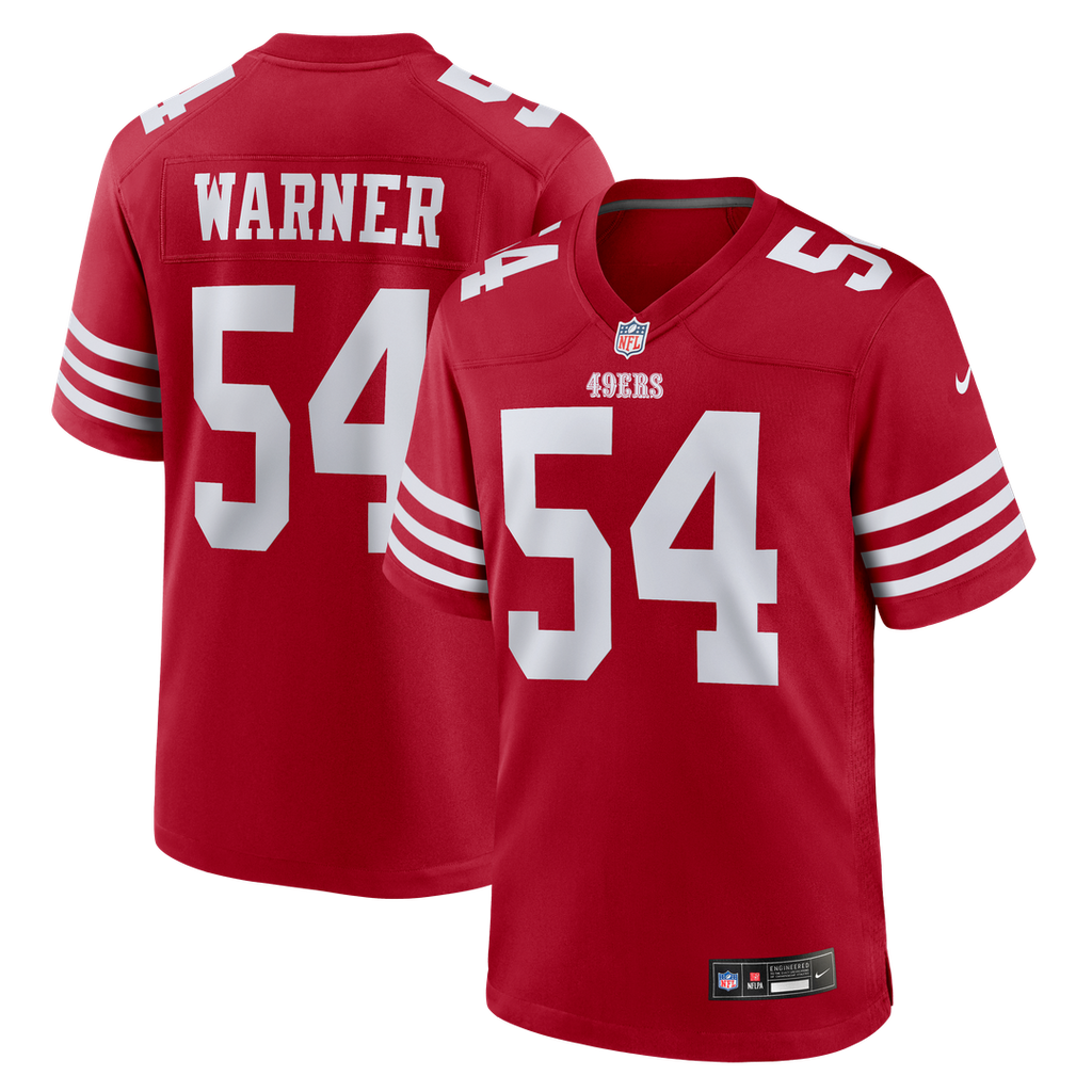 Men's San Francisco 49ers Fred Warner White Player