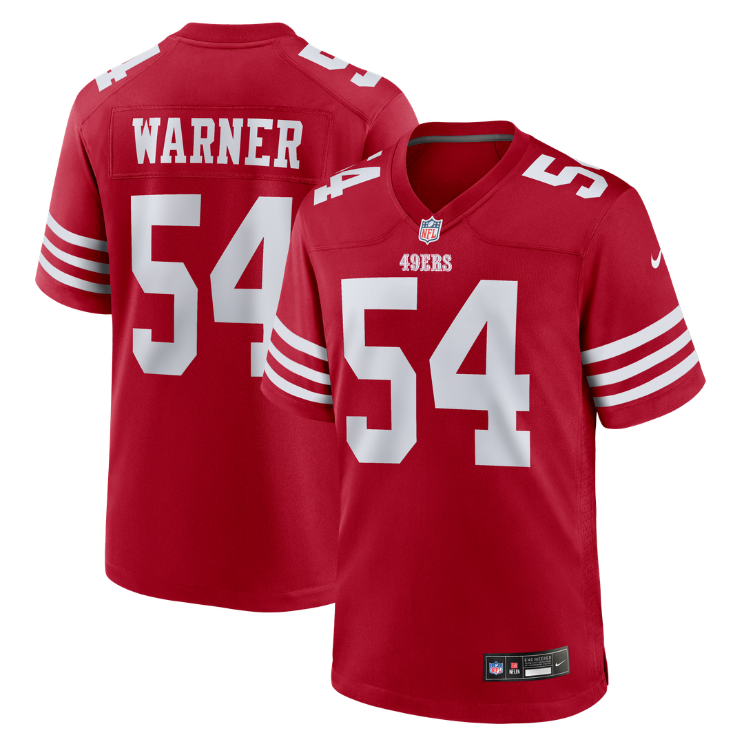 Men's San Francisco 49ers Fred Warner White Player