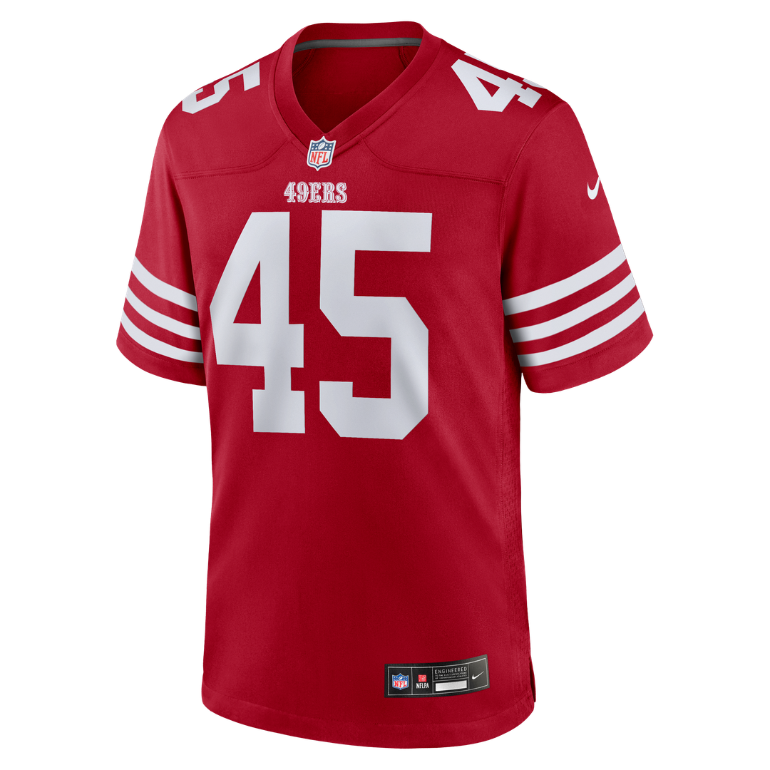 Men's San Francisco 49ers Nick Martin Scarlet Team