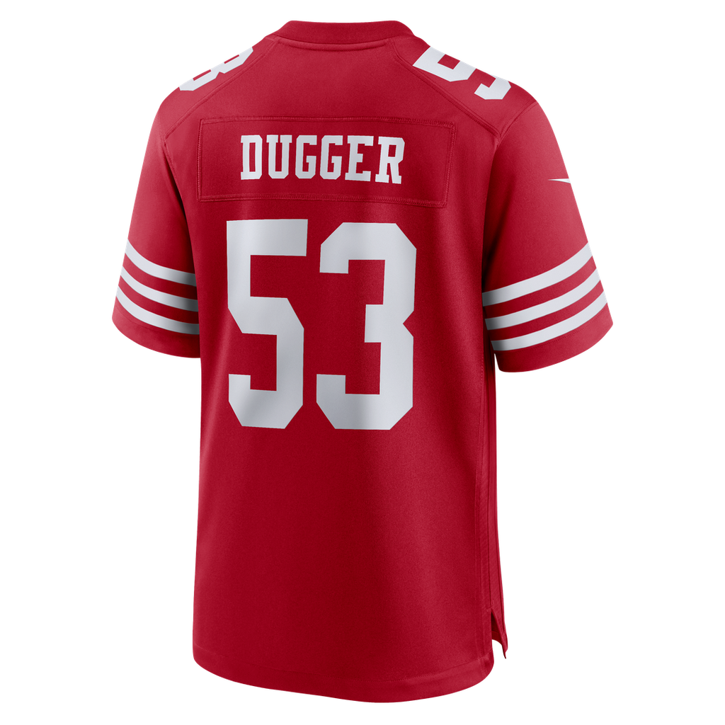 Men's San Francisco 49ers Jaden Dugger III Scarlet Team