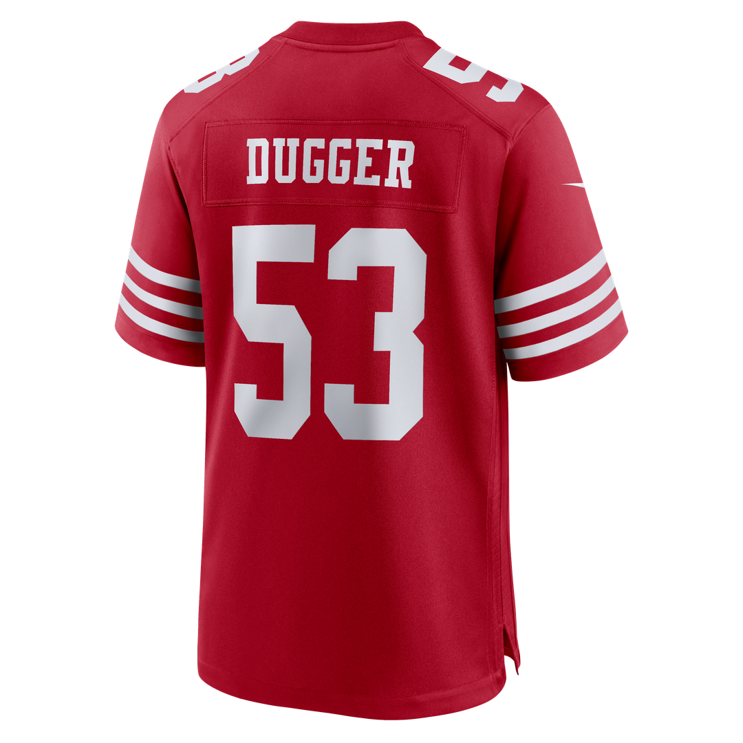 Men's San Francisco 49ers Jaden Dugger III Scarlet Team
