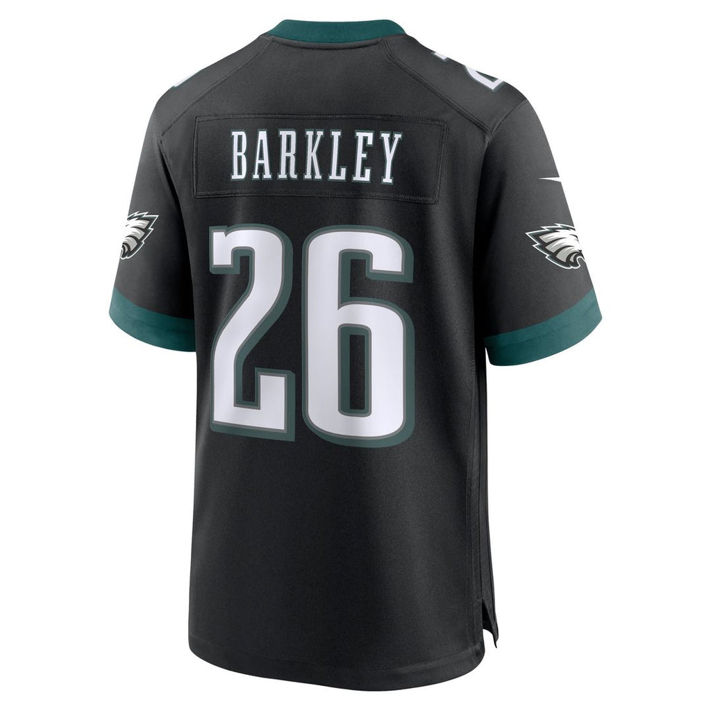 Men's Philadelphia Eagles Saquon Barkley Midnight Green Game Player Jersey