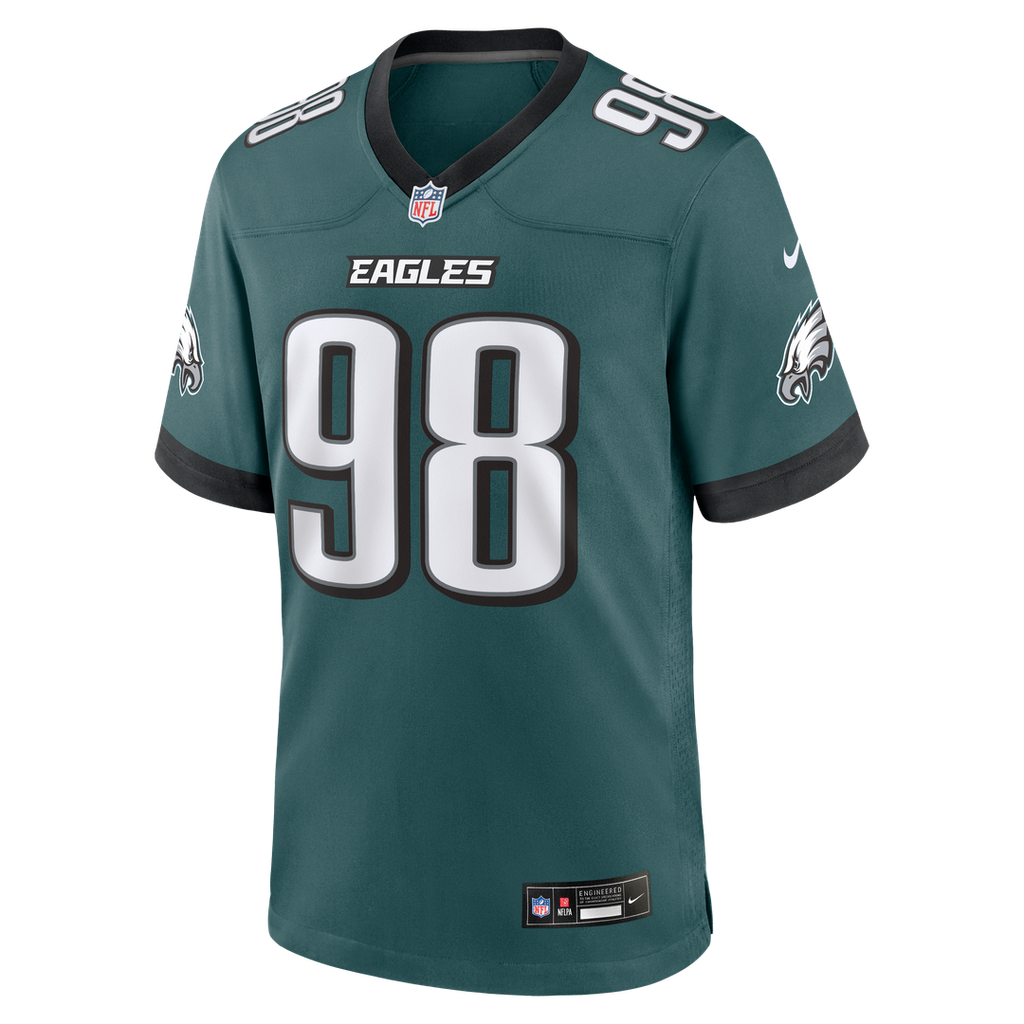 Men's Philadelphia Eagles Jalen Carter White