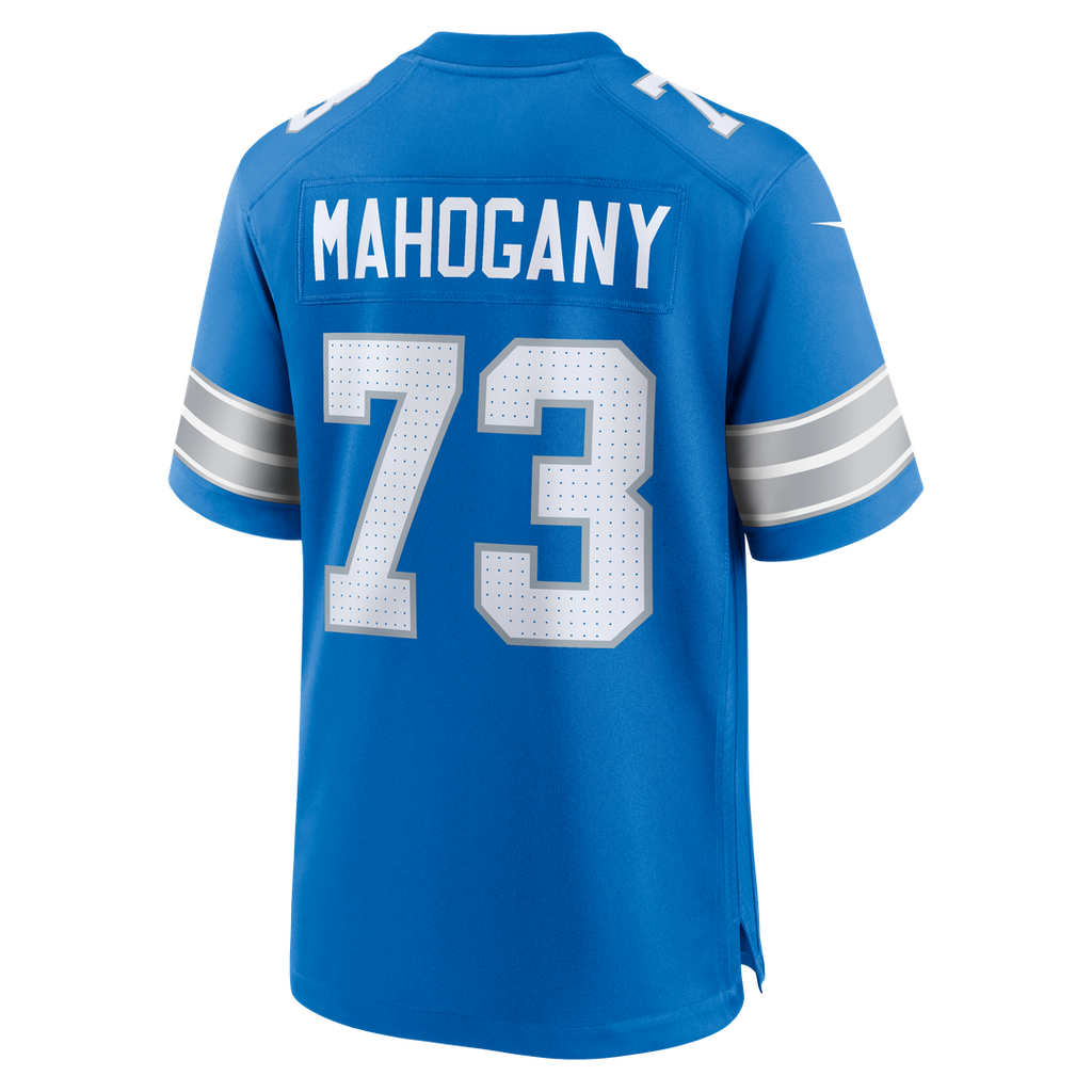 Men's Detroit Lions Christian Mahogany Blue Team