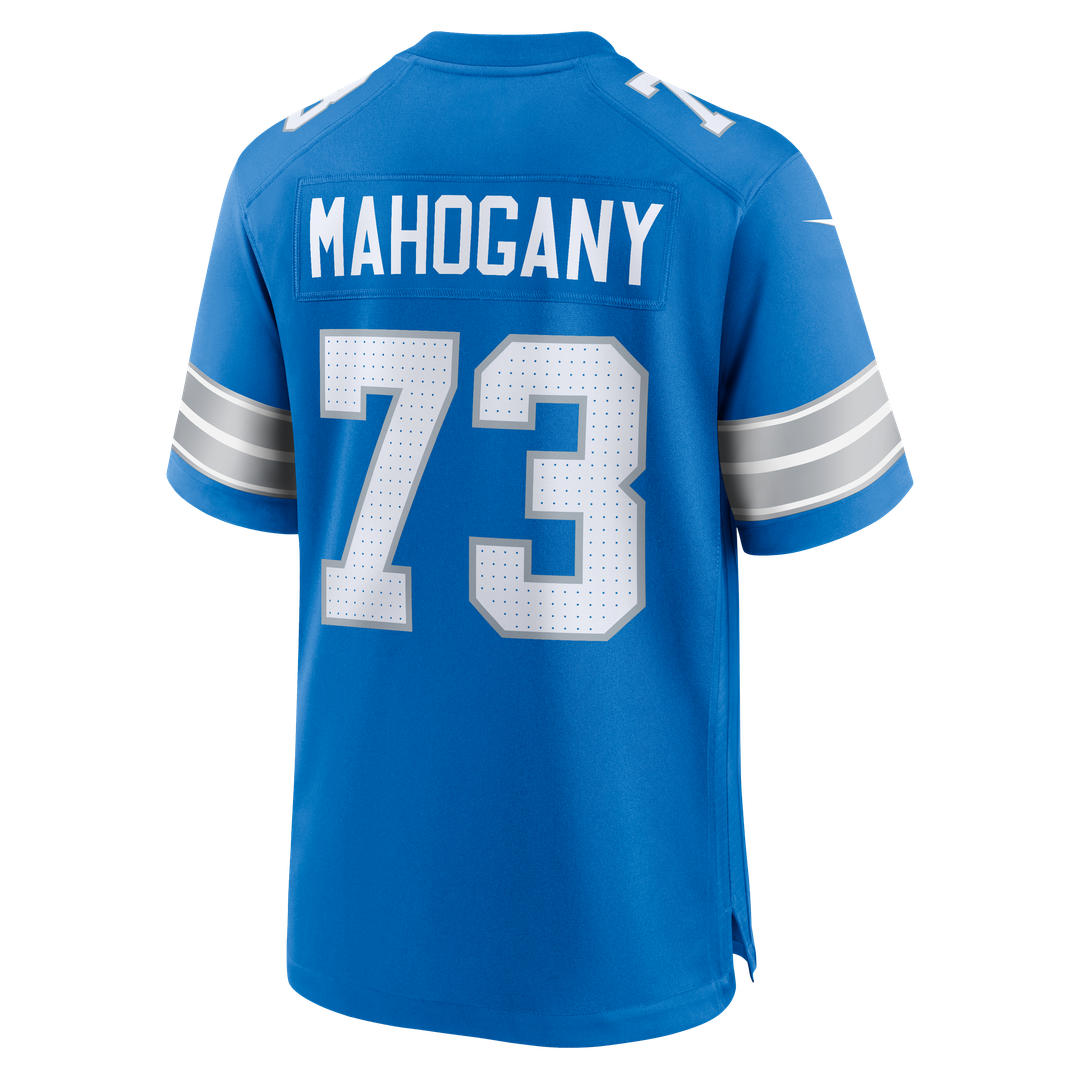 Men's Detroit Lions Christian Mahogany Blue Team