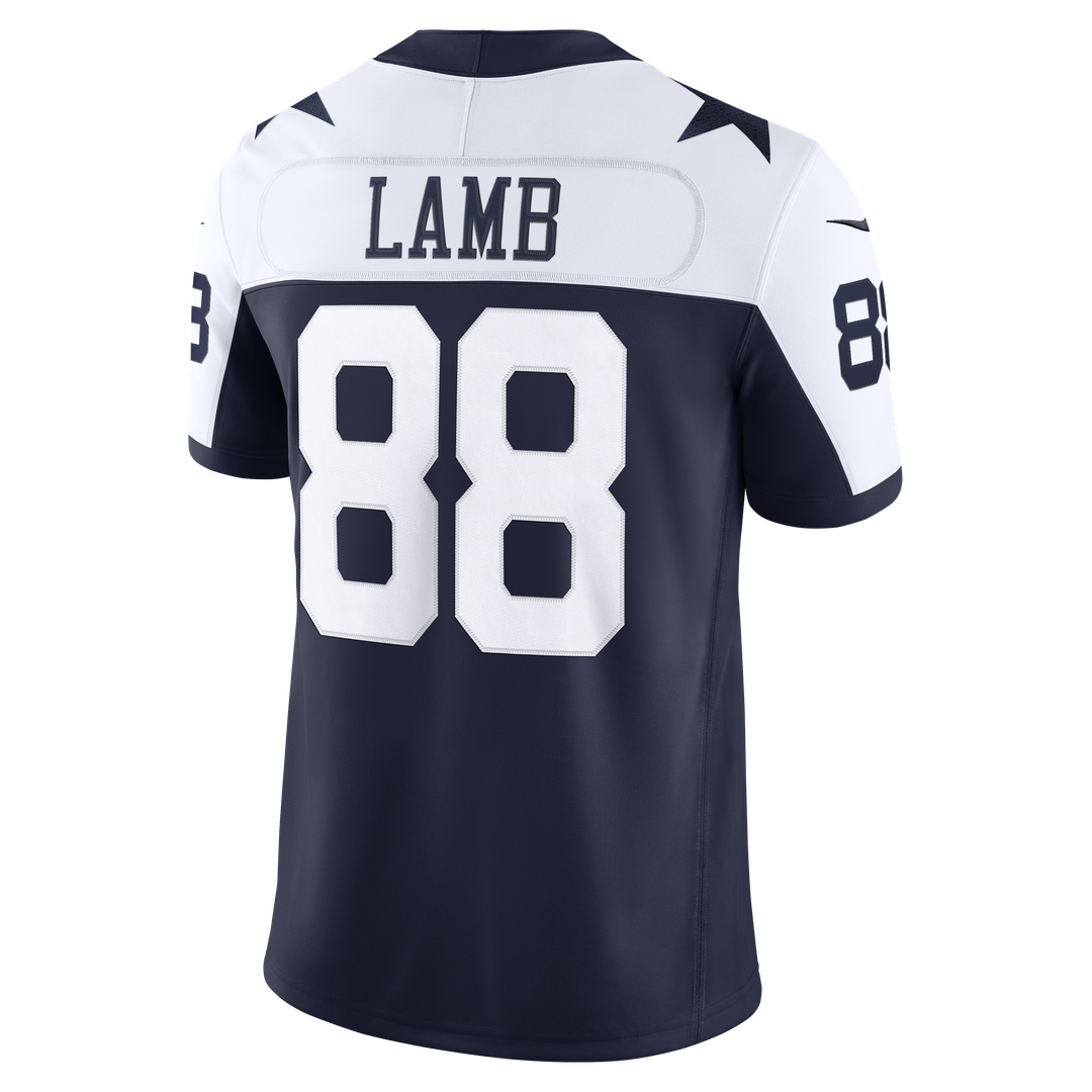Men's Dallas Cowboys CeeDee Lamb Navy Alternate Vapor F.U.S.E. Stitched