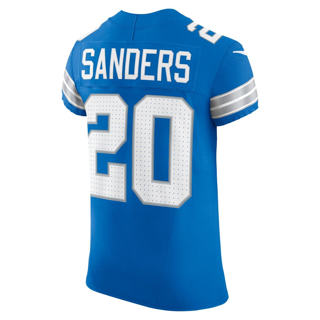 Men's Detroit Lions Barry Sanders Blue Team Vapor F.U.S.E. Elite Jersey