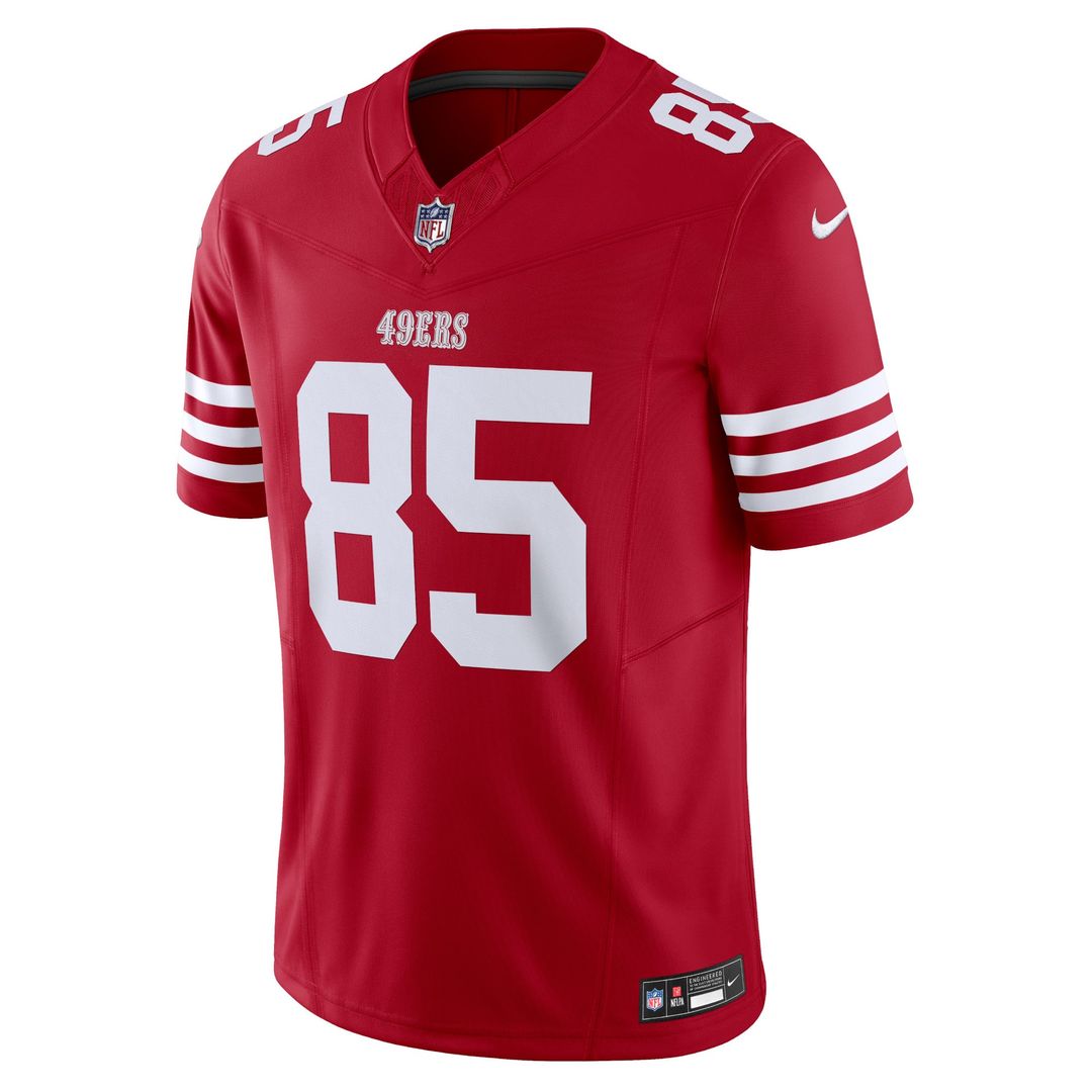Men's San Francisco 49ers George Kittle Scarlet Vapor F.U.S.E.