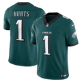 Men's Philadelphia Eagles Jalen Hurts Midnight Green Team Vapor F.U.S.E. Stitched