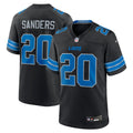 Men's Detroit Lions Barry Sanders Black 2nd Alternate Retired Player