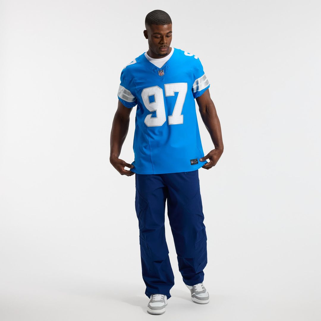 Men's Detroit Lions Aidan Hutchinson Black Alternate Vapor F.U.S.E. Elite Jersey