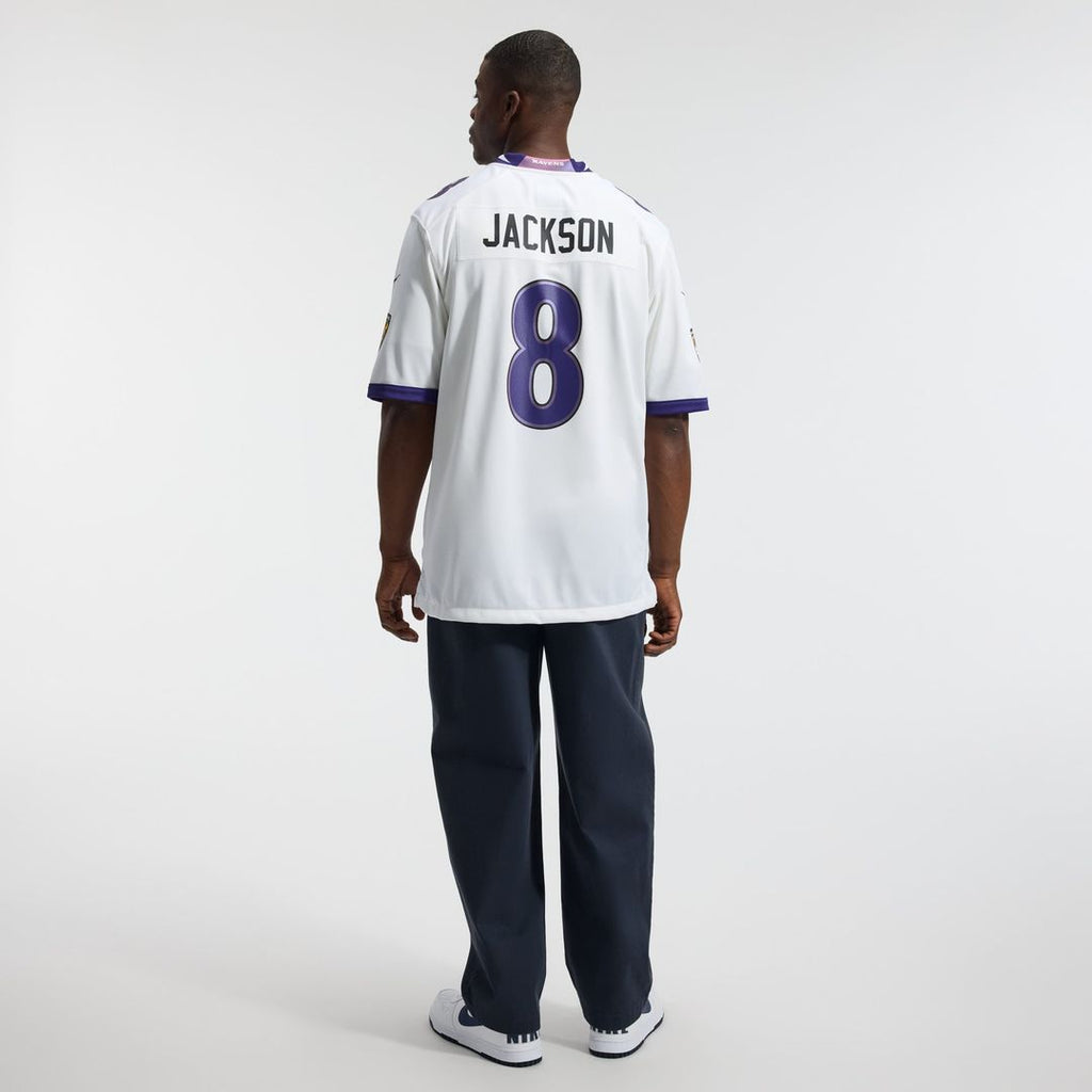 Men's Baltimore Ravens Lamar Jackson White