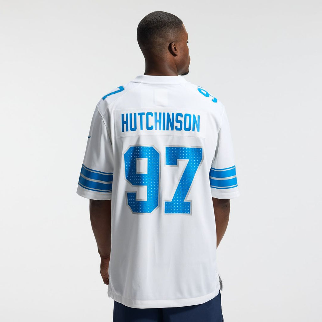 Men's Detroit Lions Aidan Hutchinson Blue