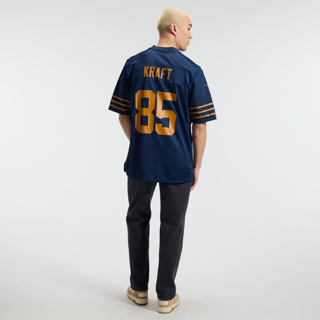 Men's Green Bay Packers Tucker Kraft Navy Alternate Jersey
