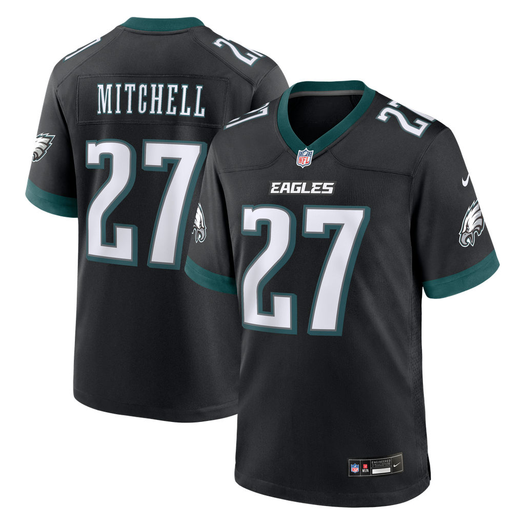 Men's Philadelphia Eagles Quinyon Mitchell Midnight Green Team