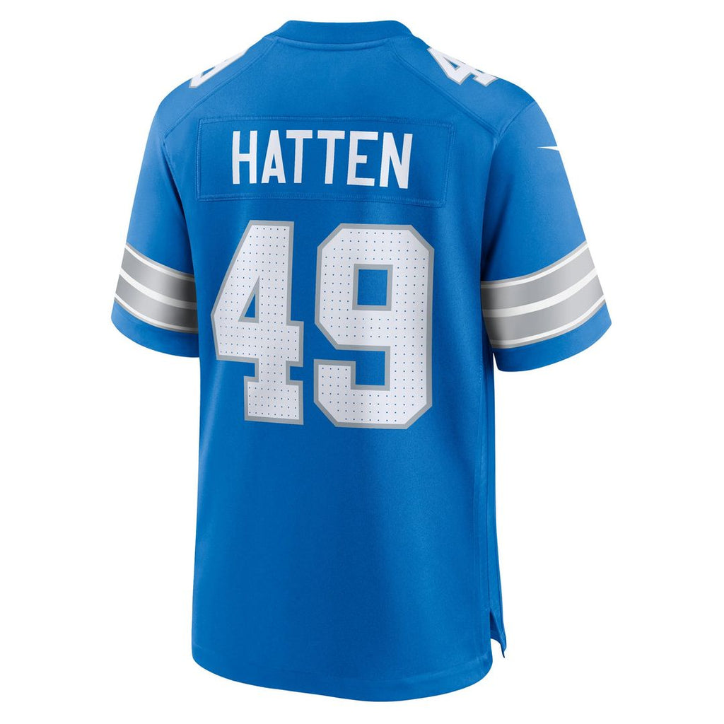 Men's Detroit Lions Hogan Hatten Blue