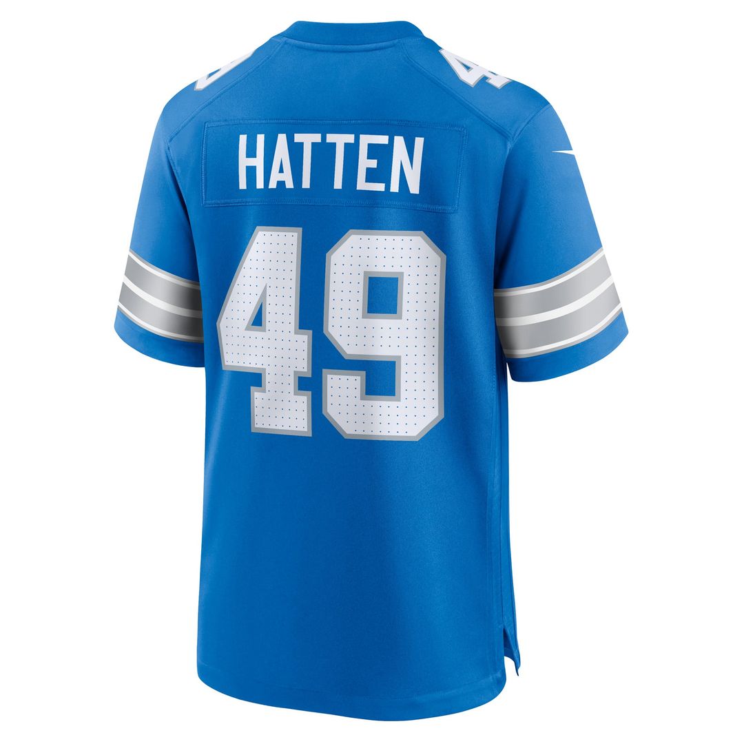 Men's Detroit Lions Hogan Hatten Blue