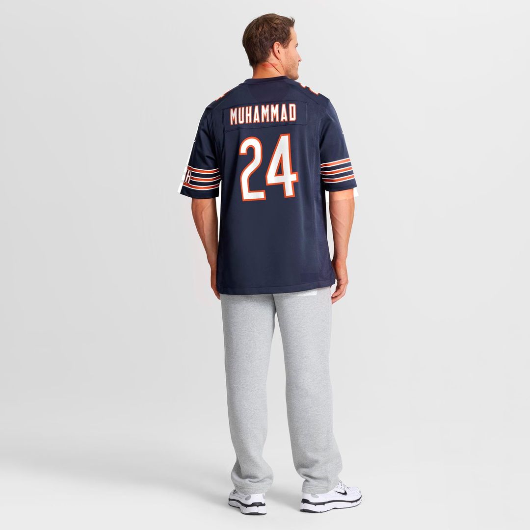 Men's Chicago Bears Malik Muhammad Navy Team