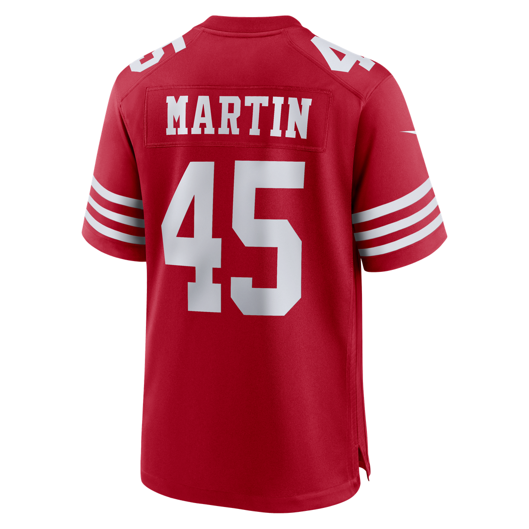 Men's San Francisco 49ers Nick Martin Scarlet Team