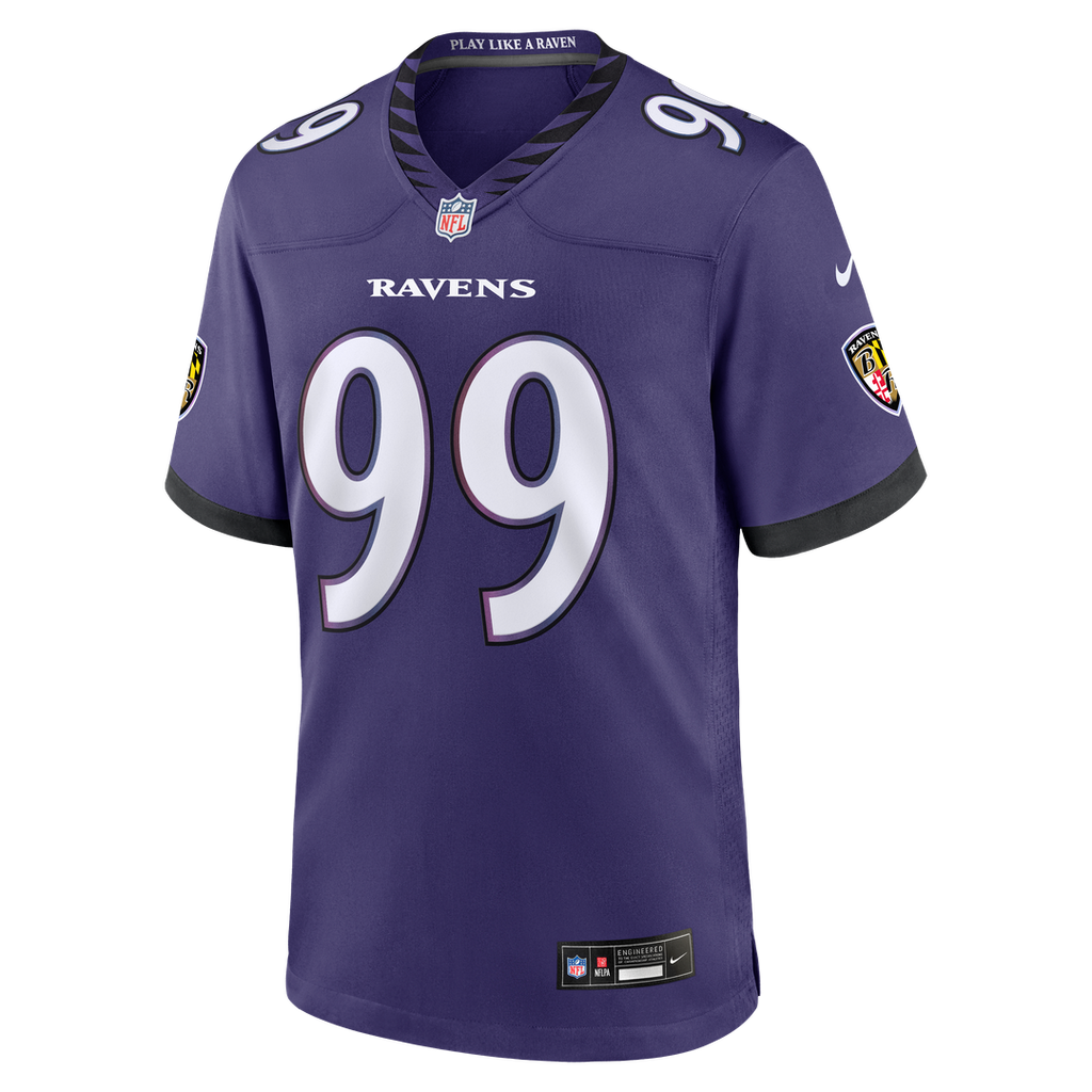 Men's Baltimore Ravens Rayshaun Benny Purple Team