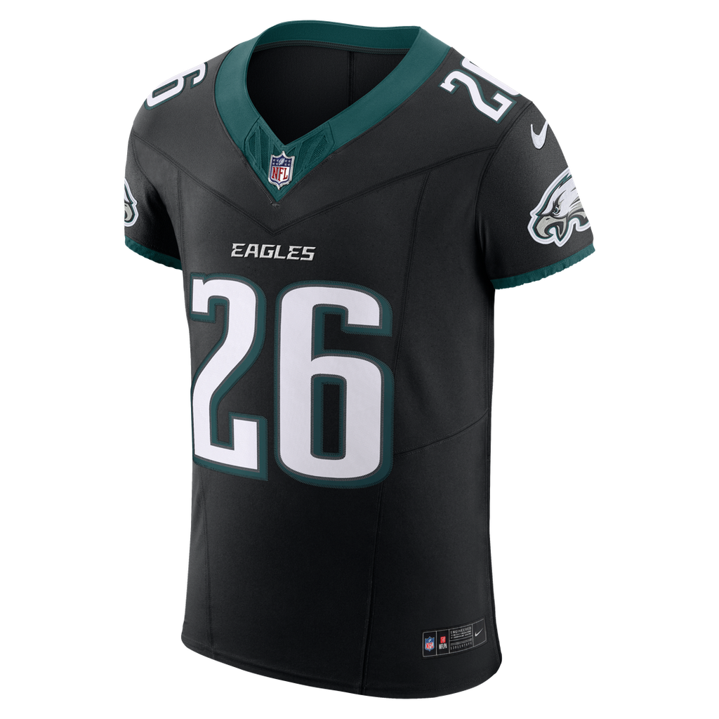 Men's Philadelphia Eagles Saquon Barkley Black Alternate Vapor F.U.S.E. Elite Jersey